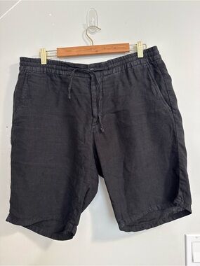 NN07 No Nationality Copenhagen Seb Linen Shorts